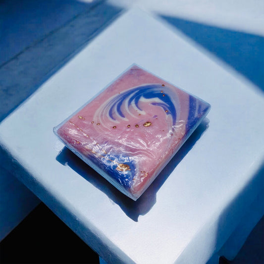 elixiirss Marble Soap - Pink & Blue Shade