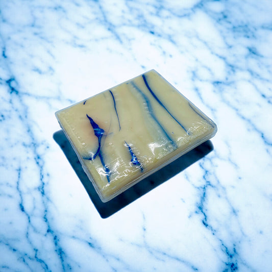 elixiirss Marble soap - White & Blue Shade